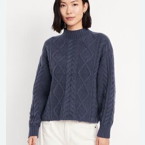 Old Navy • Women's • Cowl Neck • Sweater - Navy